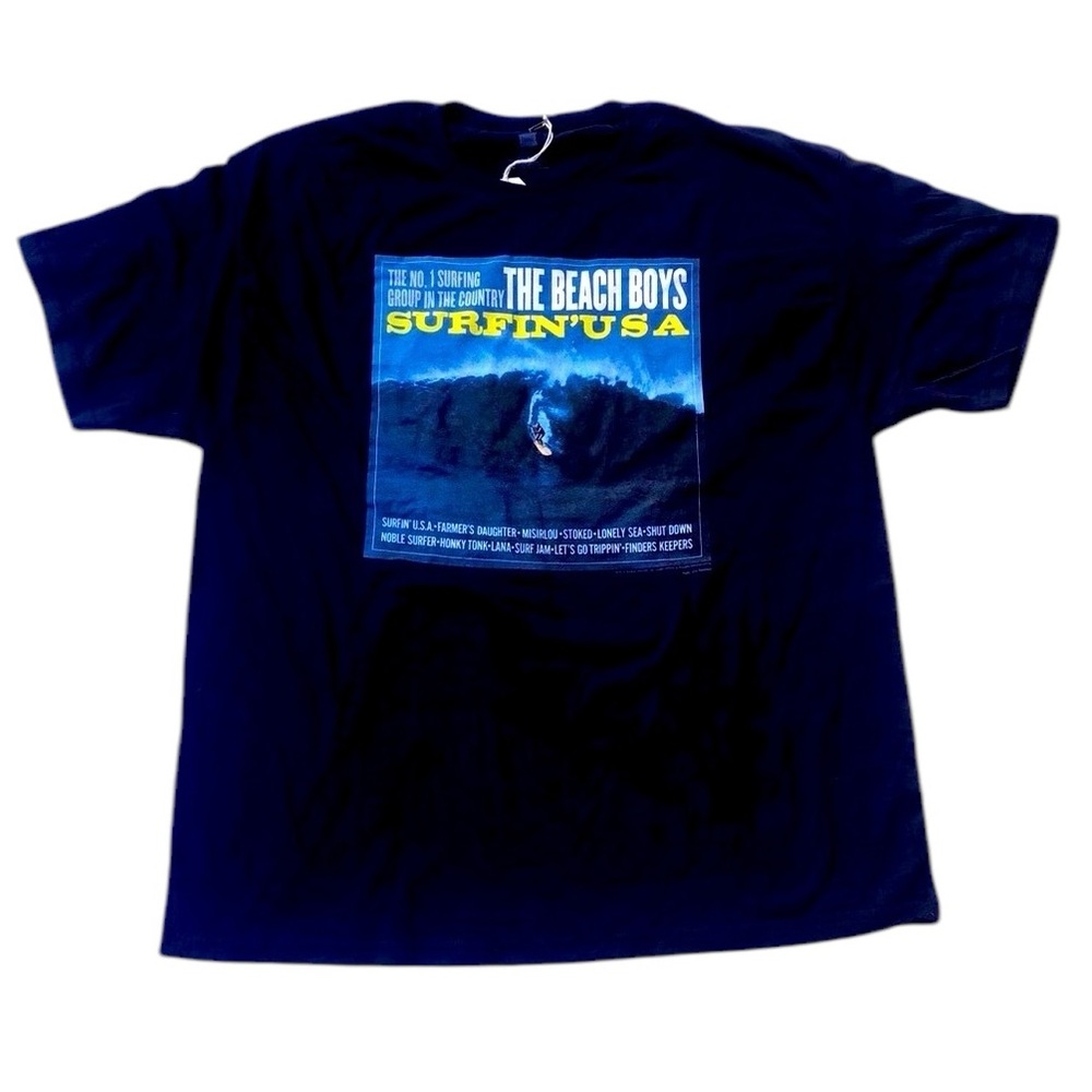 Limited Edition Surfer T-shirt Beach Boys Surfing in the USA Made on Maui